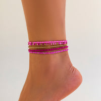 Beach Bead Navel Waist Chain Elastic Beaded