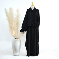 Middle East Dubai Turkey Solid Color Dress Leisure