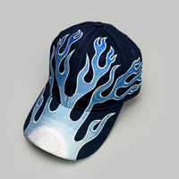 Flame-flag Niche Baseball Cap With A Unique Hip-hop Vibe