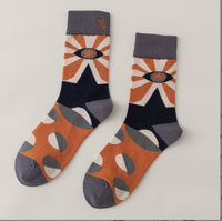 12Constellations Embroidered Socks Autumn And Winter