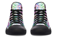 Printed Couple High-top Canvas Shoes