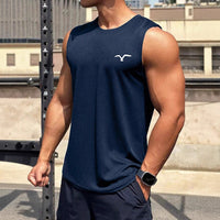 Mens Fashionable Casual Printed Sleeveless Vest