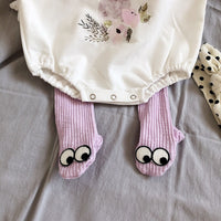 Children's Simple Cute Rabbit Romper Leggings