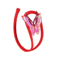 Red Butterfly Lace C-shaped Panties
