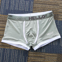 Personality Summer Men's Ice Silk Boxer