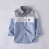 Big Children's Clothes In Autumn Polyester Cotton Tops