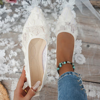 French-style Fairy Outerwear Summer Chic Pointed-toe Flat Casual Shoes