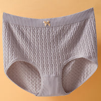 Women's Cotton High Waist Belly-contracting Antibacterial Crotch Lace Underwear