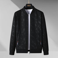 Mens Stand-Up Collar Sportswear Casual Two-Piece Set