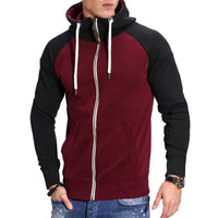 Men's Colorblock Casual Cardigan Sweater