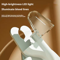 Pet-specific Nail Clippers With Built-in Lighting For Better Visibility