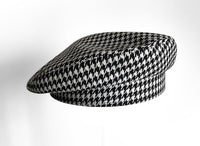 Dark Beret For Women With Large Faces Black Painters Cap
