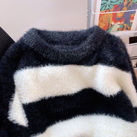 Mink Fur Sweater Women High-end Sense Autumn And Winter Loose Lazy Style