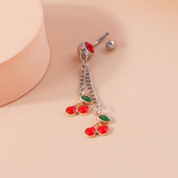 Cherry Belly Button Piercing Cartoon Personality Cute And Elegant