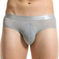 Men's Briefs Sexy Thin Nylon Jacquard Underwear Breathable