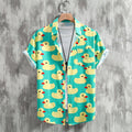 Men's Digital Printing Hawaiian Printing Shirt