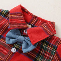 Autumn Cotton Single Breasted Check Korean Trouser Suit