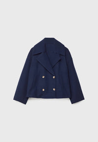 Foreign Trade European And American Women's Clothing Long Sleeve Coat Overcoat