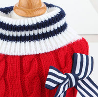 Dog Clothes Teddy Law Fighting Sweater Autumn And Winter Clothes Pug Knit Sweater