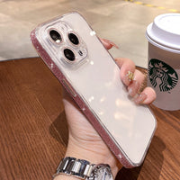 Starry Glitter For 14promax Phone Case Transparent