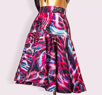 Women's Latin Dance Training Dress Skirt