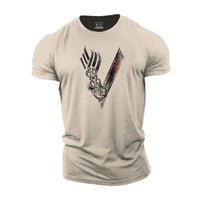Men's Simple Printing Casual Sports Short Sleeve