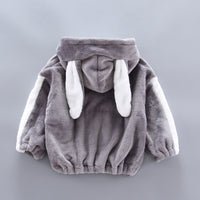 Autumn And Winter Children's Flannel Zipper Suit