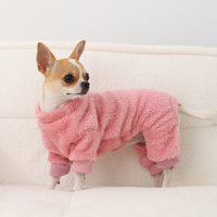 Polyester Pet Solid Color With Fur Clothes