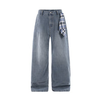 American-style Streetwear Washed Distressed Loose-fitting Versatile Casual Pants