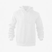 Men's New Hoodie Solid Color Casual Fashion Long-sleeved Pullover Sweatshirt