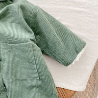Fashion Personality Baby Corduroy One-piece Suit