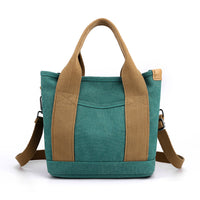 Trendy All-match Simple Fashion Korean Style Large Capacity Commute Leisure Canvas Bag