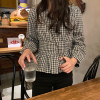 Spring Retro Sweet Style All-matching Top