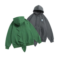 Little Dinosaur Sweater Hooded Fleece-lined Autumn New Chic Design Sense
