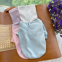 Color Block Basic Shirt Pet Clothes Dog Clothing
