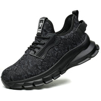 Camouflage Flying Woven Labor Protection Shoes With Steel Toe Caps