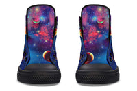 Printed Couple High-top Canvas Shoes