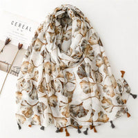 Creative Chinese Style Cotton And Linen Scarf