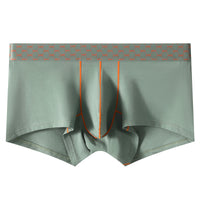 Men's Sports Fitness Low Waist Small Boxer Contrast Color Pants
