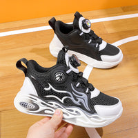 Childrens Sports Shoes With A Rotating Buckle For Spring And Autumn