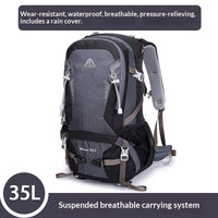 Ai Wang Outdoor Sports Hiking & Trekking Multifunctional Ultra-Light Oxford Cloth Unisex 35-Liter High-Capacity Backpack
