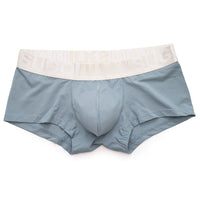 Men's Modal Cotton Low Waist Tight-fitting Solid Color Boxers Underwear