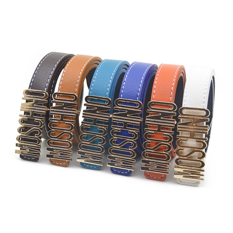 Women's Fashion Letter Belt