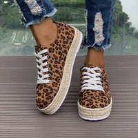 Women's Flat Shoes Comfortable Platform Fashion Personality Woven Casual Pumps