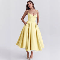 Mesh Maxi Double-layer Slip Dress For Women