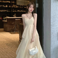 Summer Beach Vibe Ruffle-Trimmed Dress