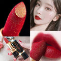 Little Golden Diamond Shimmer Lipstick Velvet Matte Opacity