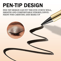 Womens Quick-drying Waterproof, Easy-to-apply Smudge-proof Eyeliner Cream