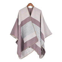 Women's Jacquard Silver Silk Shawl