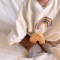 Long sleeve shorts children's suit